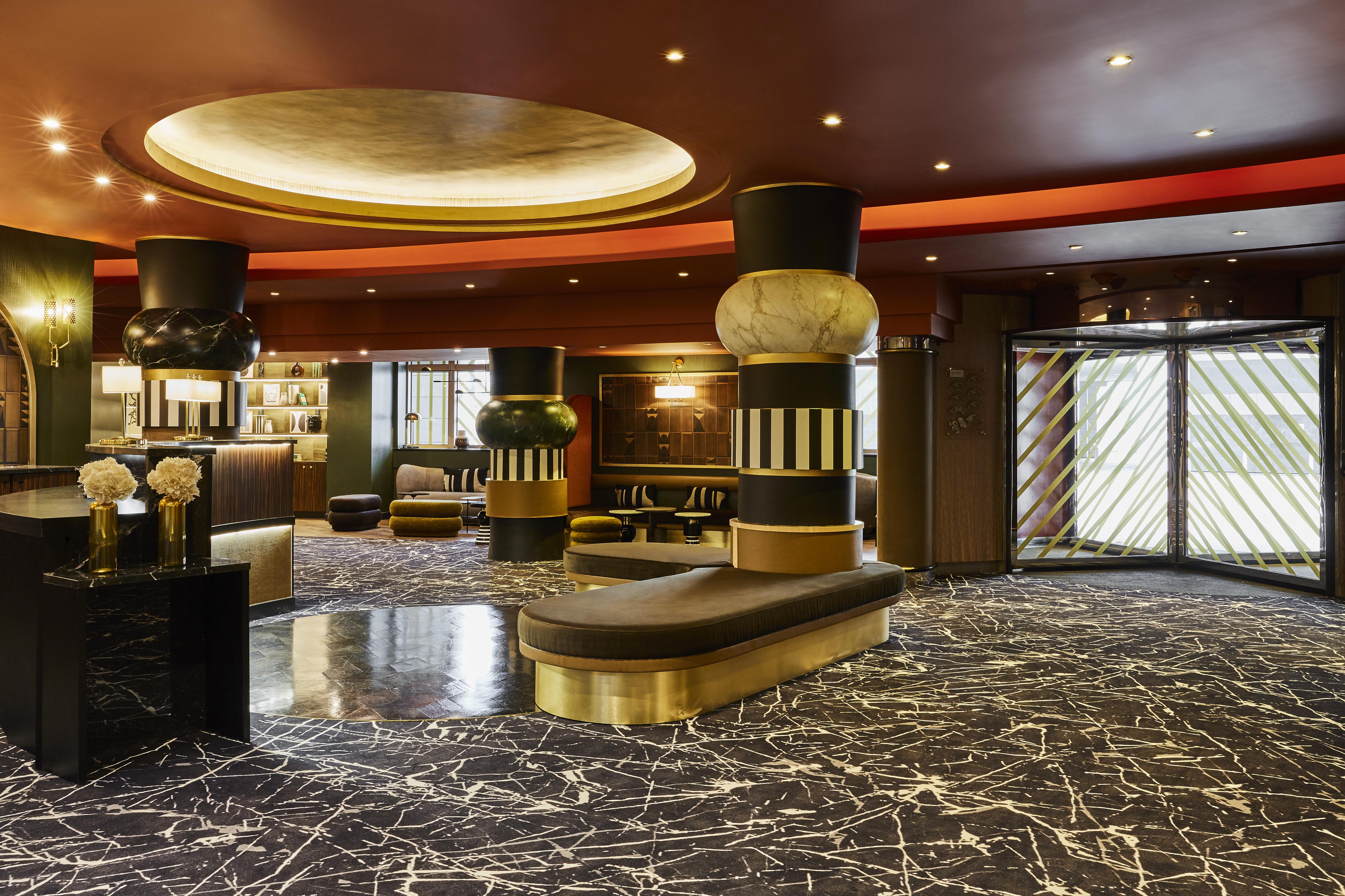 Nest Hotel Paris La Defense - Mgallery Collection Puteaux Exterior foto The lobby of the hotel